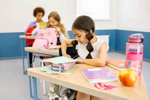 Children at work in the classroom