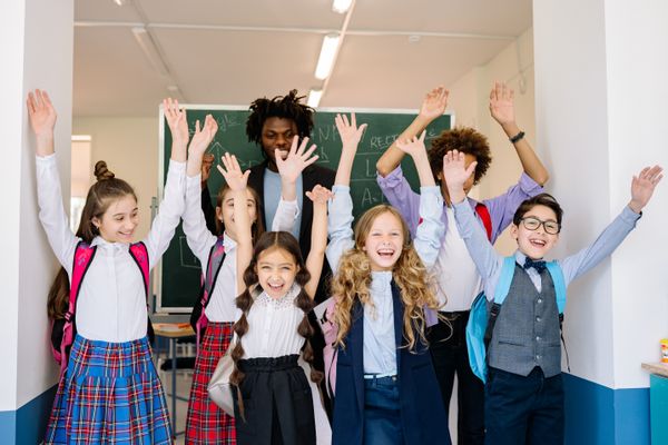 A group of students at a school event
