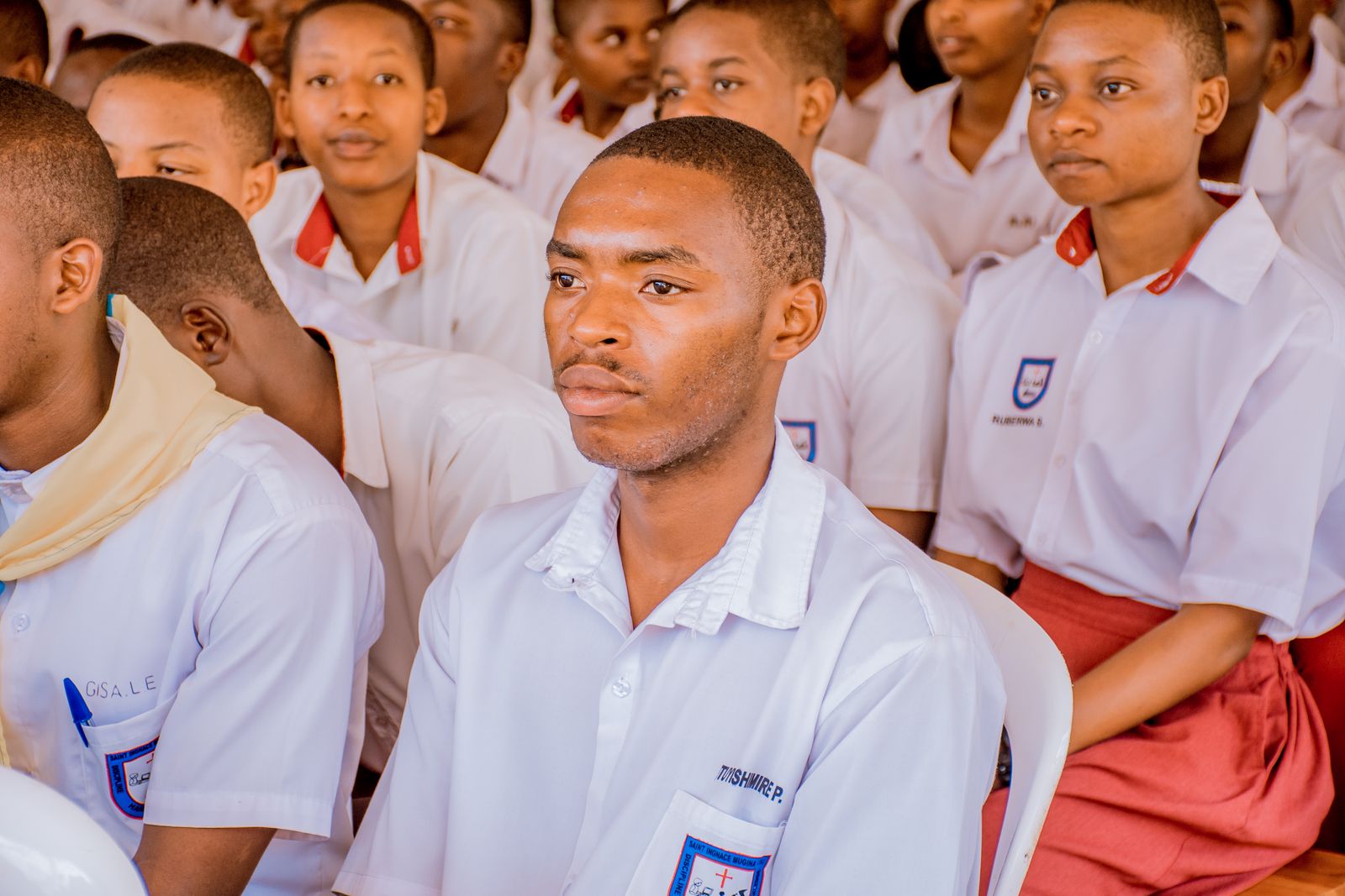 Students together on the school grounds